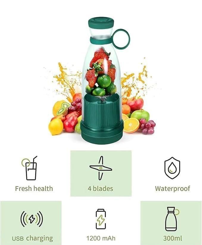 Portable USB Rechargeable Mini Juice Blender