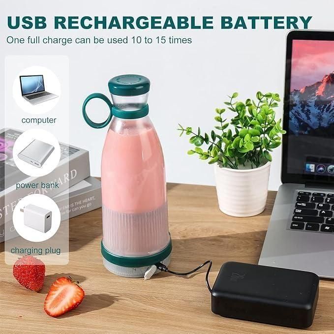 Portable USB Rechargeable Mini Juice Blender