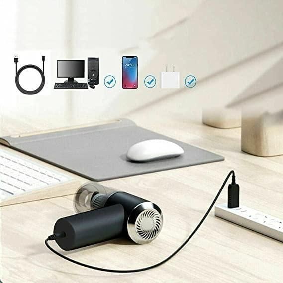 Portable Handheld Air Duster & Wireless Vacuum Cleaner