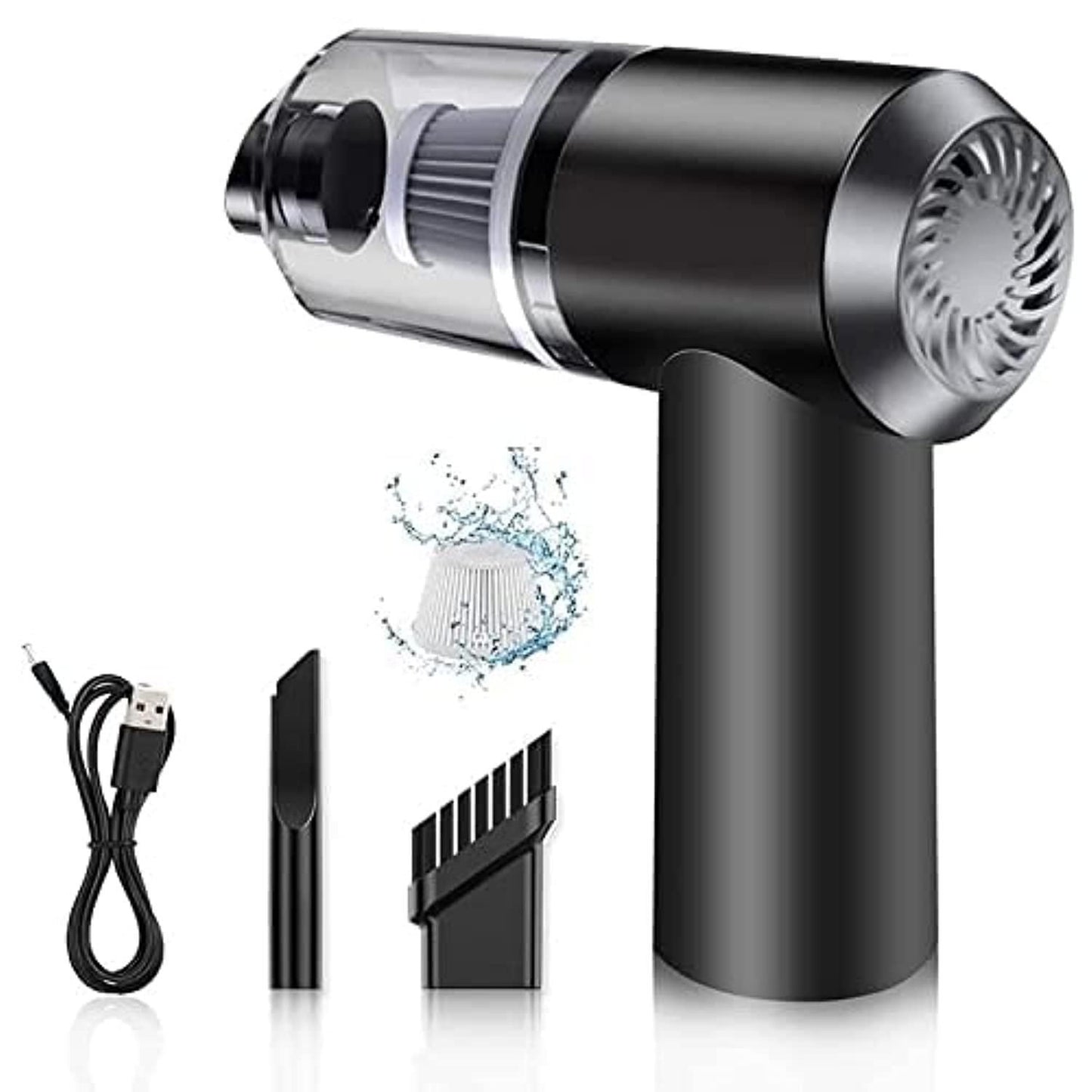 Portable Handheld Air Duster & Wireless Vacuum Cleaner