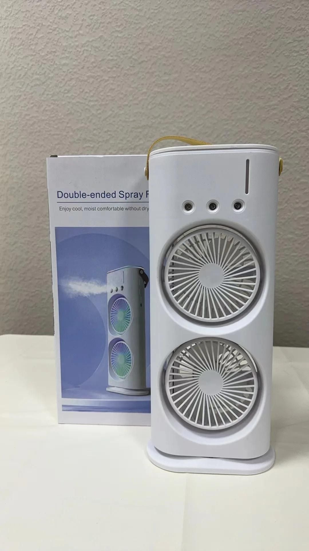 Double-Ended Portable Spray Fan