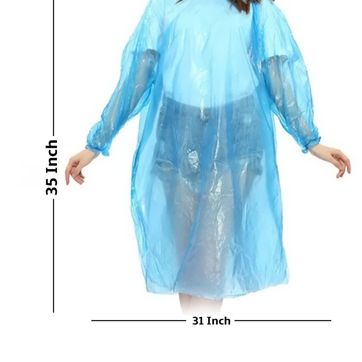 Set of 5 Ultra-Compact Wallet Raincoats – Reusable Rain Card for Adults