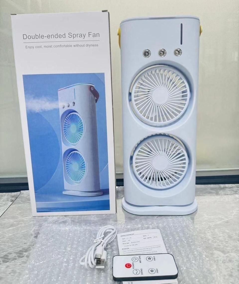 Double-Ended Portable Spray Fan