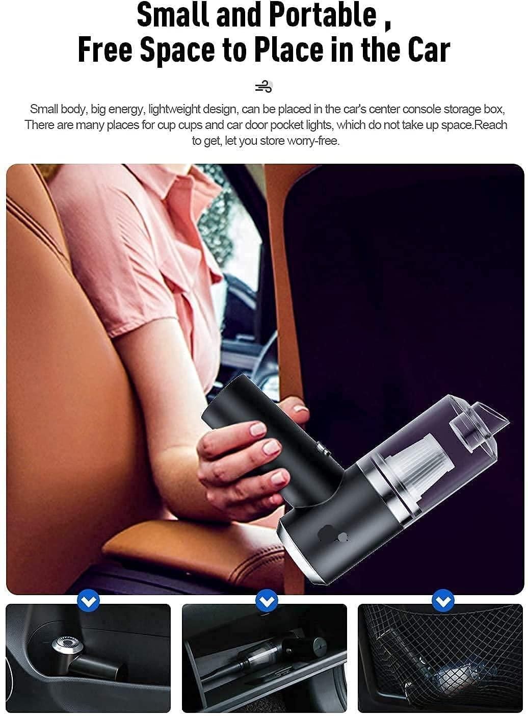 Portable Handheld Air Duster & Wireless Vacuum Cleaner